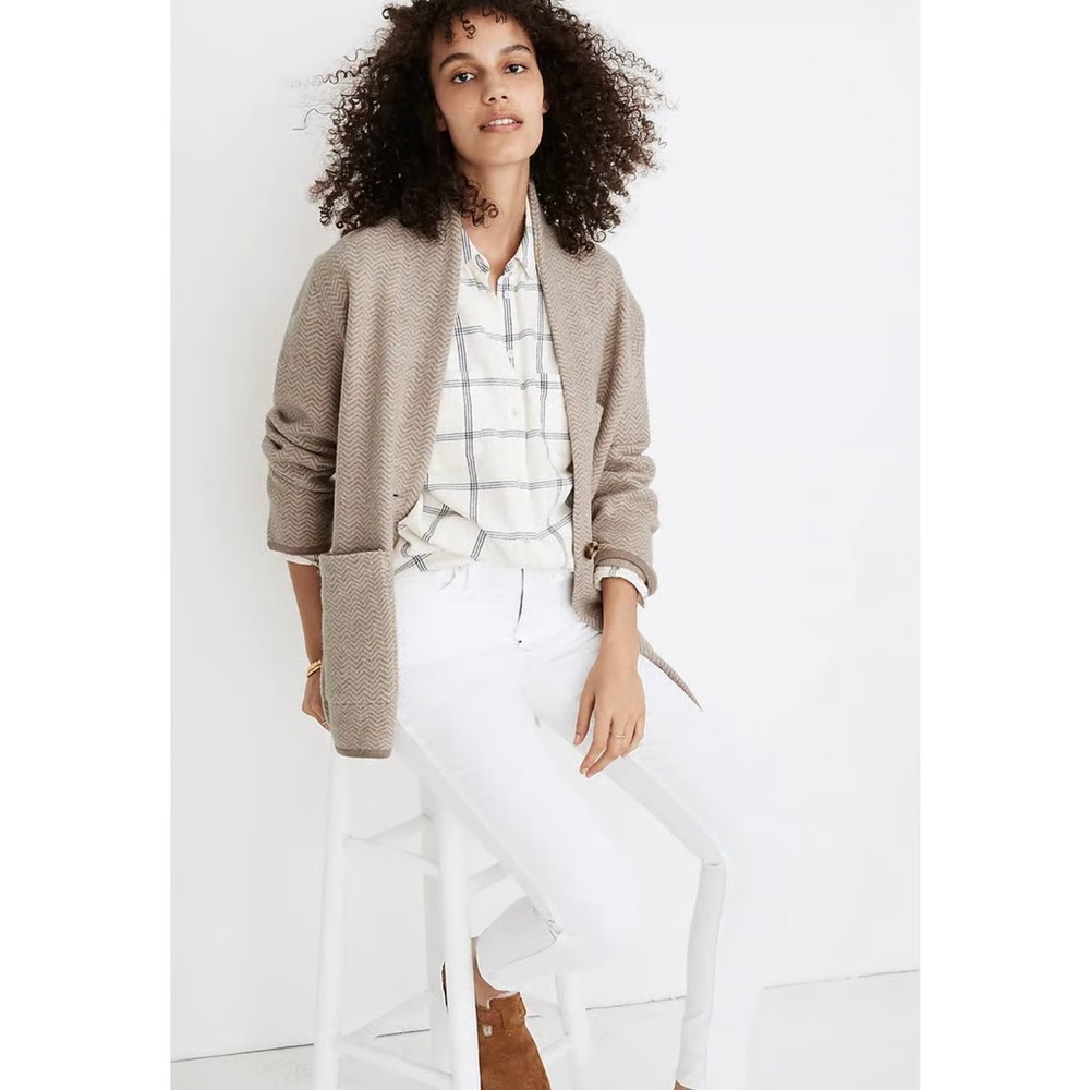 Madewell Mattson Wool Knit Cardigan